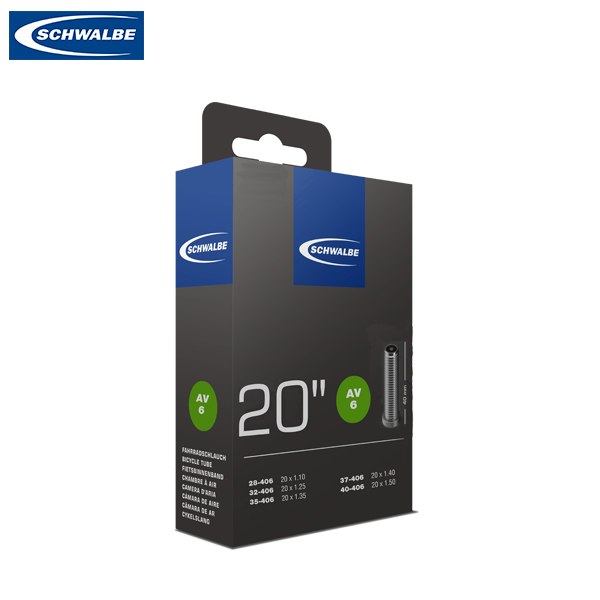 thumbnail image 2 of Schwalbe 20 Inch BMX Bike Inner Tube – 1.50/2.35, 40/60-460, Schrader Valve, 35mm, Made In Vietnam 2 of 2